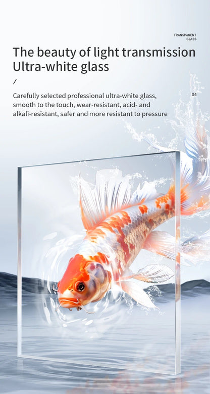 Custom big fish tanks 300 gallon 200 gallon large aquarium 30 to 100 gallon for home decoration fish tank aquarium