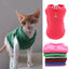 Solid Color Cat Clothes Winter Soft Kitten Sweater Sphinx Cat Fleece Vest Jacket for Small Medium Cats