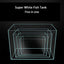 Clear and Transparent Small Aquarium Tank Rubber Strip Uniform White Glass Fish Tank Aquarium Glass