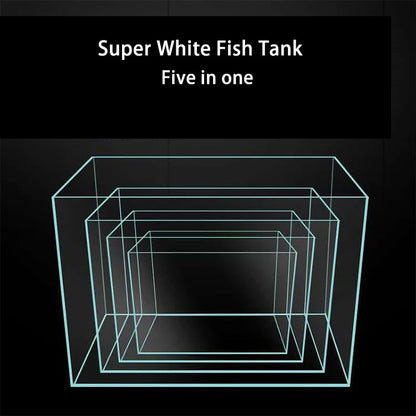Clear and Transparent Small Aquarium Tank Rubber Strip Uniform White Glass Fish Tank Aquarium Glass