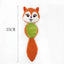Cute Animal Ball Shape Dog Squeak Toys for Small Dogs Yorkies Bite Resistant Puppy Cat Chew Toy Mascotas Accesorios para perros