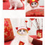 Lion Cattle Pattern Dog Costume Hat for Cat New Year Party Birthday Costume Pet Dogs Products Keep Warm Winter Puppy Accessories