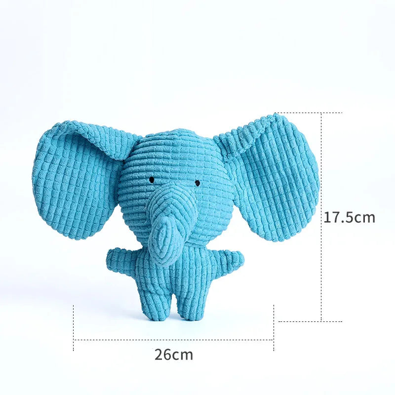 Cute Plush Toys Squeak Pet Cow Rabbit Animal Plush Toy Dog Chew Squeaky Whistling Involved Squirrel Dog Toys Cute Plush Toys Squ