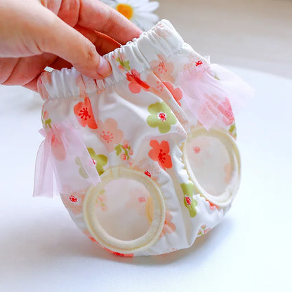 Washable Dog Period Panties Heat Dog Panties Stretchy Reusable Female Dog Diapers for Small Medium Dogs