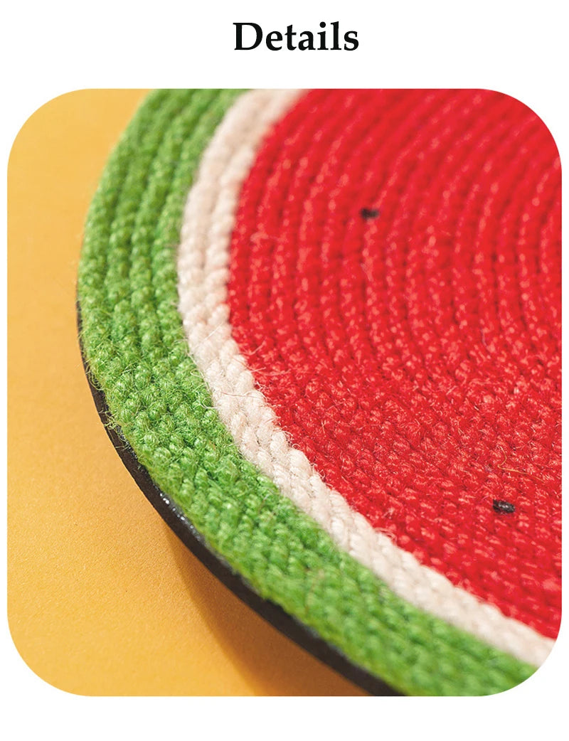 Natural Sisal Cat Scratching Board Fruit Carrot Cat Furniture Claw Sharpener Kitten Hanging Exercise Tool Quality Cat Scratcher