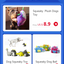 Squeaker Interactive Dog Toy Balls for Small Dogs Play Bite Resistant Chew Ball Toys for Large Dogs Puzzle Training Accessories