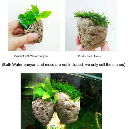 Small Size 5cm Natural Unique Shape Aquarium Fish Tank Floating Rock Stone Suspended Stones Floating Pumice Decor Rock Ornaments