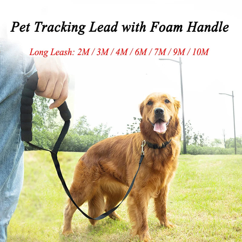 10m 15m 20m 30m Long Nylon Pet Dog Leash Obedience Recall Training Lead, Small Medium Large Dog Lanyard Tracking Rope