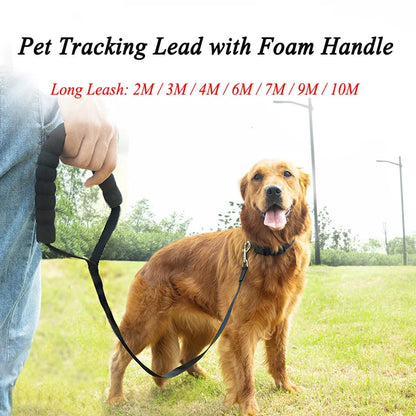 10m 15m 20m 30m Long Nylon Pet Dog Leash Obedience Recall Training Lead, Small Medium Large Dog Lanyard Tracking Rope