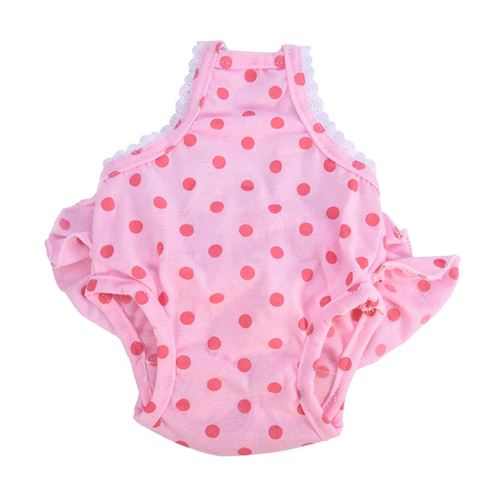 Pet Underwear Shorts Reusable Dog Diapers AntiHarassment Strap Physiological Pants Washable Female Sanitary Underwear 30E