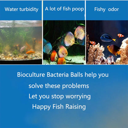 10/20/40/50/100Pcs Aquarium Filter Media Bio Balls Portable Wet Dry Cotton For Air Pump Canister Clear Water Biological Balls