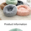 Brand New Round Shape Soft Houses for Cats Deep Sleeping Long Plush Puppy Lounger Pet Mat Small Dog Cushion Kitten Sofa Bed