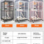 Pet Square Folding Foldable 3 Layer Big Cat Cage Villa Indoor Luxury 3 Tier Design Large Cage