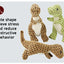 Pets Dog Chew Stuffed Funny Dinosaur Shape Cats Corn Wool Vocal Toy Apply To Training Exercise Simulation Animal Chihuahua Toys