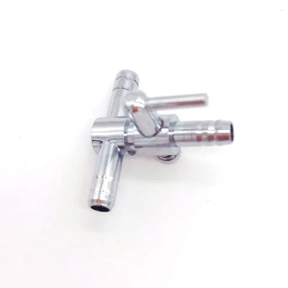 Stainless Steel Aquarium Tank Air Pump Air Flow Tube Pipe Line Stainless Steel Control Valve Air Pump Accessories New 4mm Hot