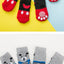 4pcs/Set Printed Pet Dog Socks High Elasticity Small Big Puppy Chihuahua Thick Paw Protector Winter Warm Booties Pet Accessories