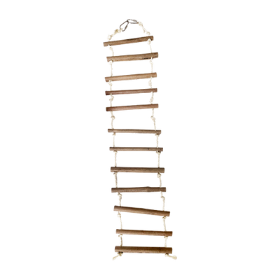 Natural Wood Rope Ladder - Large