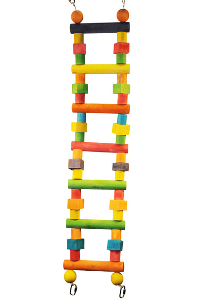 Medium Multicolored Wooden Ladder