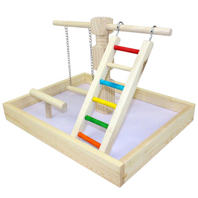 Large Wood Table Top Play Station - 20"x15"x14"