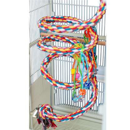 FANCY Large Cotton Rope Boing with Bell