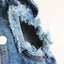Pet Clothes for Small Medium Dogs Cool Dog Denim Jacket Puppy Sleeveless Dark Washed Jeans Costume Spring Lapel Pet Coat
