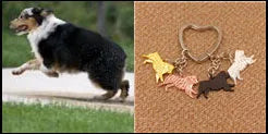 New Cute Greyhound Dog Animal Purse Handbag Handmade Pendant Keychain For Bag Car Women Men Key Ring Love Jewelry K137