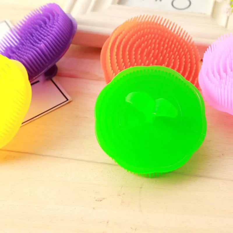 Pet Dog Cat Bath Brush Comb Cute Lovely Fur Grooming Massage Device Colorful Round Hair Brushes best selling products dogs