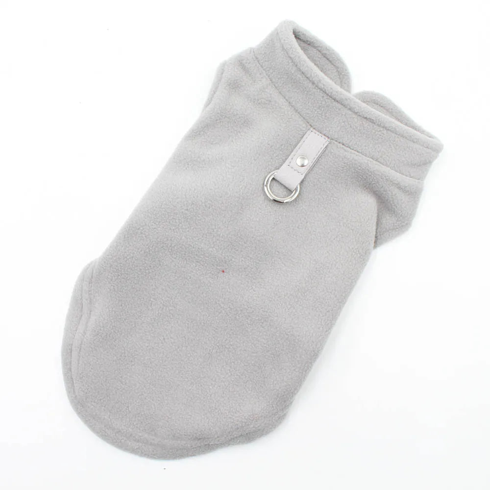 Solid Color Cat Clothes Winter Soft Kitten Sweater Sphinx Cat Fleece Vest Jacket for Small Medium Cats