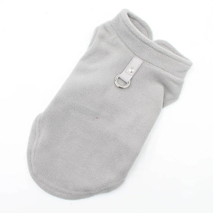 Solid Color Cat Clothes Winter Soft Kitten Sweater Sphinx Cat Fleece Vest Jacket for Small Medium Cats