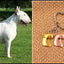 New Cute Greyhound Dog Animal Purse Handbag Handmade Pendant Keychain For Bag Car Women Men Key Ring Love Jewelry K137