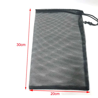 2Pcs Black Aquarium Filter Bag Mesh Bags For Fish Tank Aquarium Pond For Bio Ball Carbon Media Ammonia Fish Tank Isolation Bags
