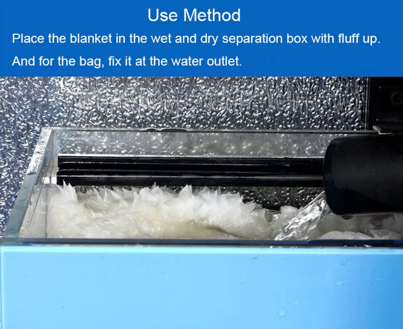 Aquarium Filter Reuse Wash Filter Magical Blanket Bag Pad Biochemical Biological Filtration Clean for Fish Tank Accessories