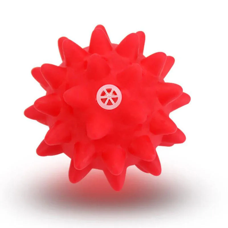 Pet Supplies Beautiful Star New Rubber Ball Dog Toys Pet Fun Squeak Ball Biting Toys for Playing Interactive Rubber Chew Toy