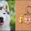 New Cute Greyhound Dog Animal Purse Handbag Handmade Pendant Keychain For Bag Car Women Men Key Ring Love Jewelry K137