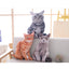 1pc 40cm Simulation Plush Cat Pillows Soft Stuffed Animals Cushion Sofa Decor Cartoon Plush Toys for Children Kids Gift