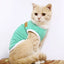 Classic Stripe Pet Cat Clothes for Cats Summer Dog Cat Vest Shirt katten kleding Kedi Suit Goods For Pets Cats Costume Clothing