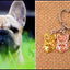 New Cute Greyhound Dog Animal Purse Handbag Handmade Pendant Keychain For Bag Car Women Men Key Ring Love Jewelry K137
