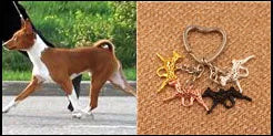 New Cute Greyhound Dog Animal Purse Handbag Handmade Pendant Keychain For Bag Car Women Men Key Ring Love Jewelry K137