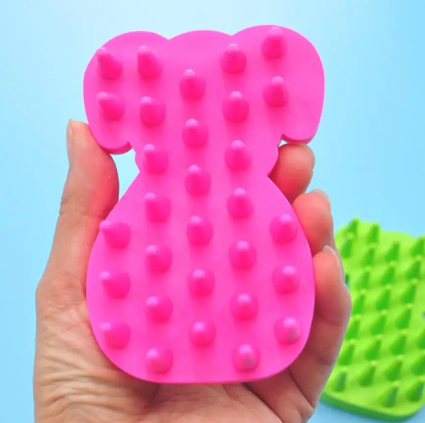 Massage Bathing Soft Needle Comb Pet Dog Cat Brush Grooming Accessories Clean Tools Silicone Brush Dog Cat Combs For Grooming