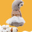 Stripe Dog Dresses for Small Dogs Girl Spring Summer Puppy Clothes Tulle Princess Skirts Party Birthday Pet Apparel