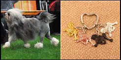 New Cute Greyhound Dog Animal Purse Handbag Handmade Pendant Keychain For Bag Car Women Men Key Ring Love Jewelry K137
