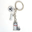 Siberian husky car key chains for men women pet dog pendant bag charm keychain key rings jewelry gifts