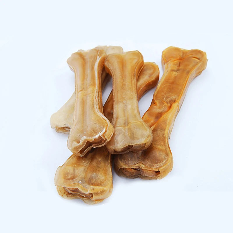 Bite Resistant Puppy Big Dog Cowhide Bone Clean Teeth Pet Dog Snack Food for Small Medium Large Dogs Pitbull Chew Pets Supplies