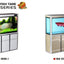 SUNSUN HLT Series View Ornamental Aquarium Arowana Large Glass Fish Tank For Home And Company Use