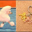 New Cute Greyhound Dog Animal Purse Handbag Handmade Pendant Keychain For Bag Car Women Men Key Ring Love Jewelry K137