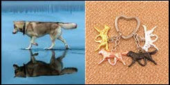 New Cute Greyhound Dog Animal Purse Handbag Handmade Pendant Keychain For Bag Car Women Men Key Ring Love Jewelry K137