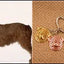 New Cute Greyhound Dog Animal Purse Handbag Handmade Pendant Keychain For Bag Car Women Men Key Ring Love Jewelry K137