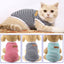 Classic Stripe Pet Cat Clothes for Cats Summer Dog Cat Vest Shirt katten kleding Kedi Suit Goods For Pets Cats Costume Clothing