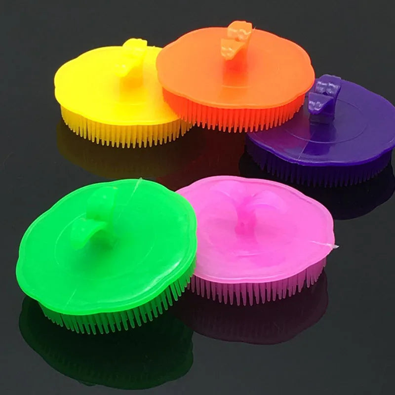 Pet Dog Cat Bath Brush Comb Cute Lovely Fur Grooming Massage Device Colorful Round Hair Brushes best selling products dogs