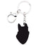 Bonsny Acrylic Cartoon Siberian Husky Dog Key Chains Keyrings Cute Animal Jewelry For Women Girl Ladies Handbag Charms Gift Bulk